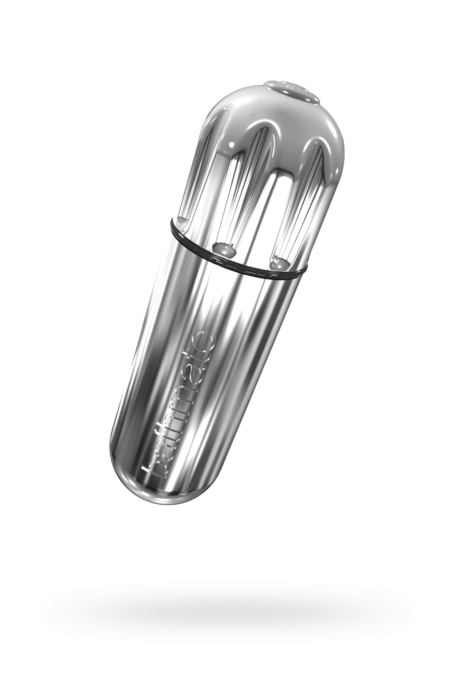 Вибропуля Bathmate Vibe Bullet Chrome, перезаряжаемая, водонепронецаемая, пластик, 10 режимов вибрации, серебристая