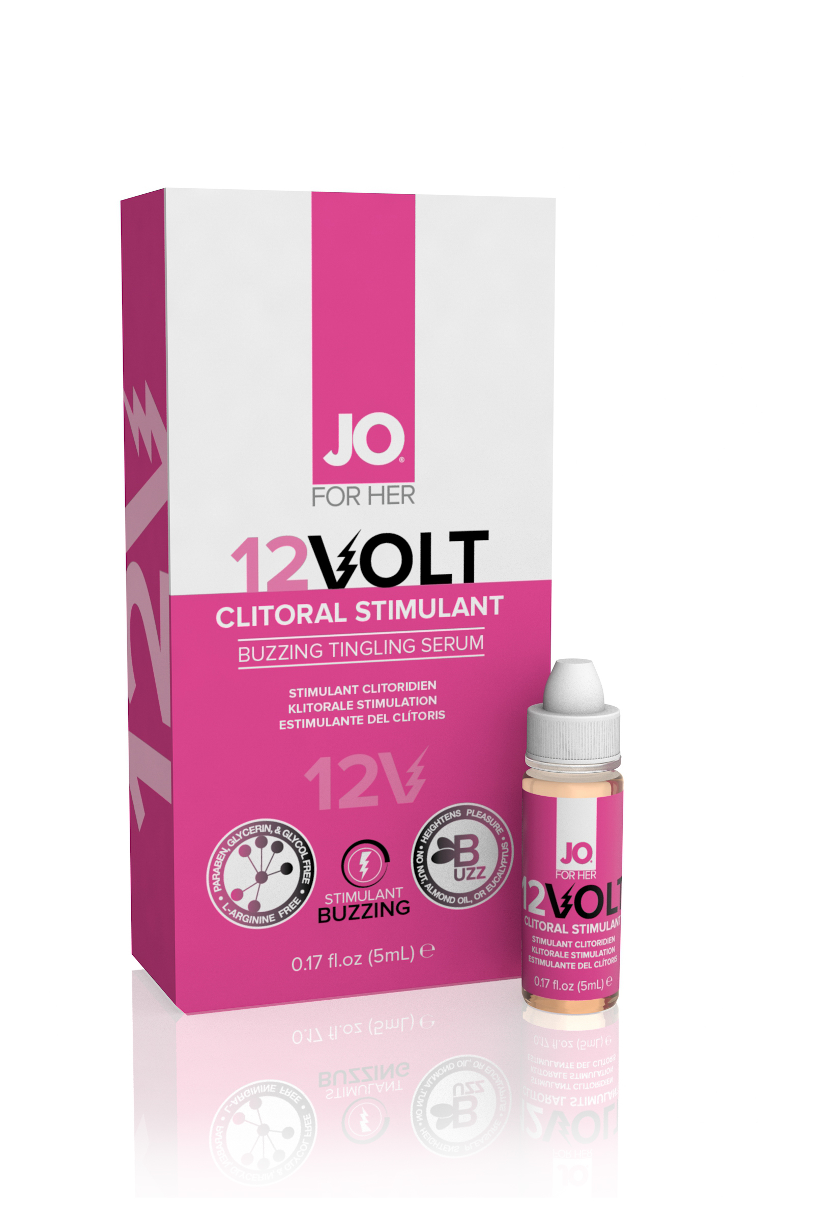 Возбуждающий гель для клитора System JO 12VOLT мощного действия с эффектом вибрации, 10 мл