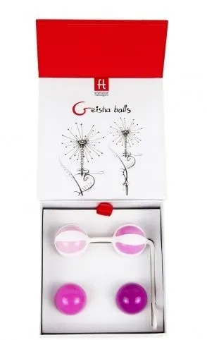 Вагинальные шарики Fun Toys Geisha Balls-2 9 см. D 3 см. Вес 50-100гр.