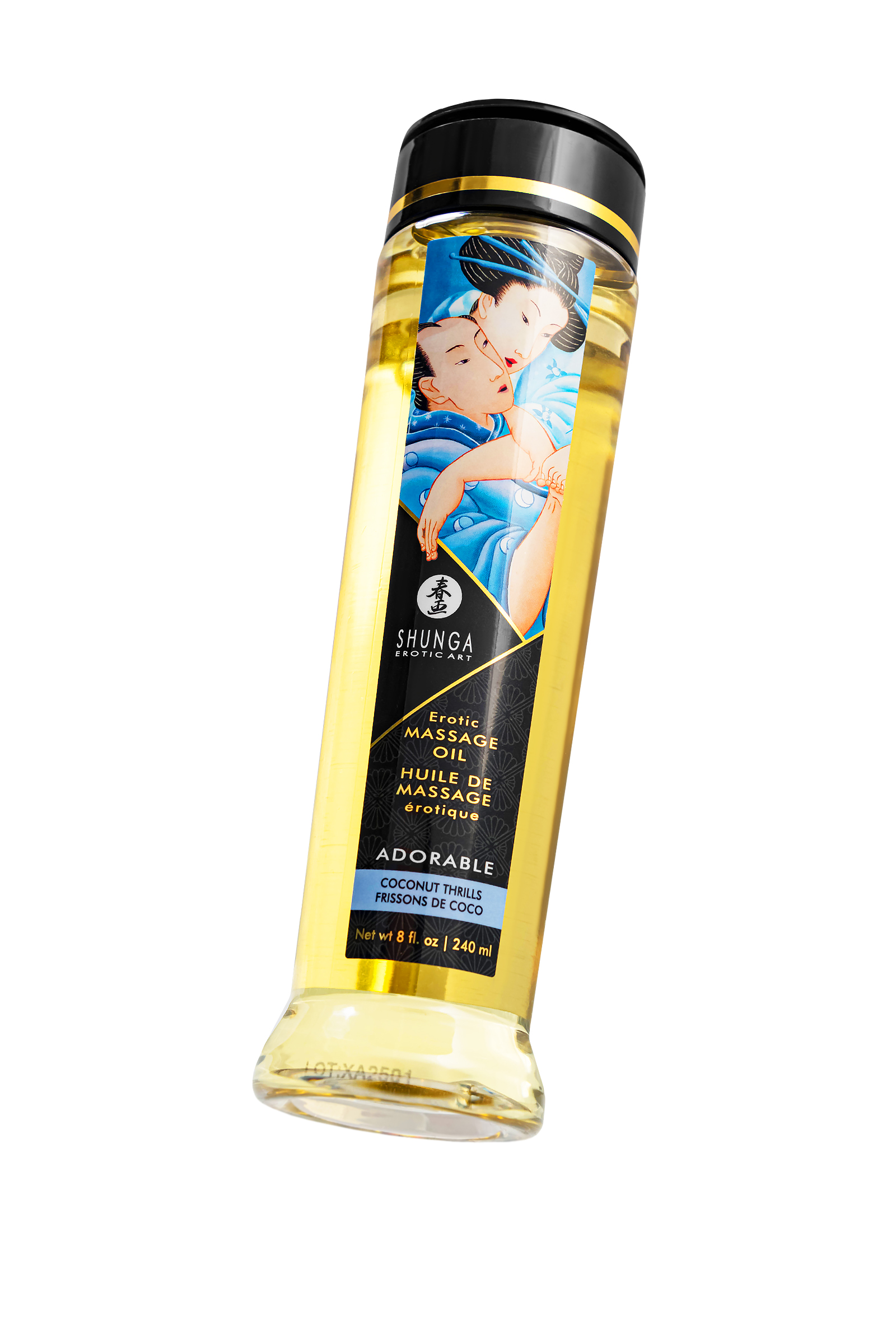 Масло массажное для тела Shunga «Кокосовое волнение» (Coconut Thrills), 240мл