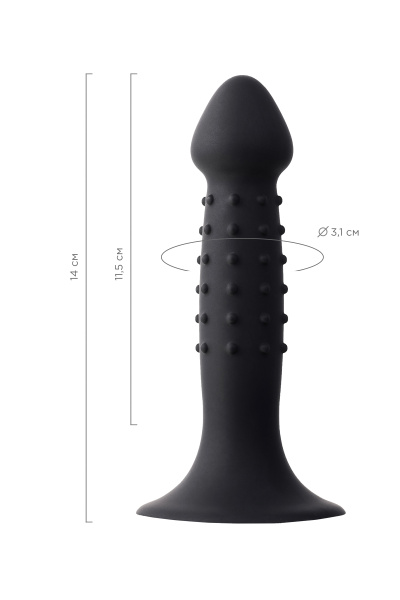 Анальный фаллоимитатор TOYFA A-Toys Spikn, 14 см d 3,1