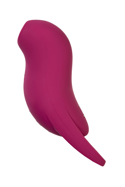 Вакуум-волновой стимулятор клитора с вибрацией Satisfyer Pocket Pro 1, силикон, бордовый, 13,9 см