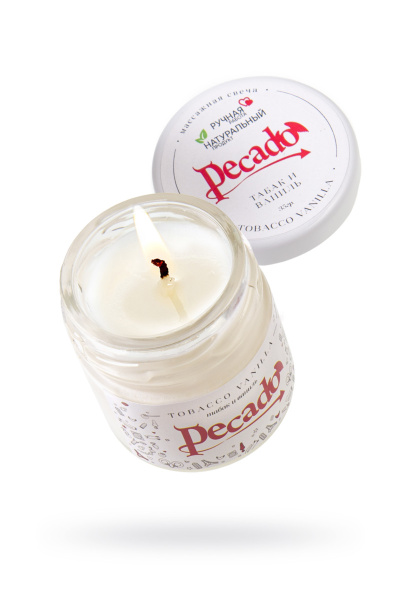 Массажная свеча Pecado BDSM «Tobacco Vanilla» 30 гр