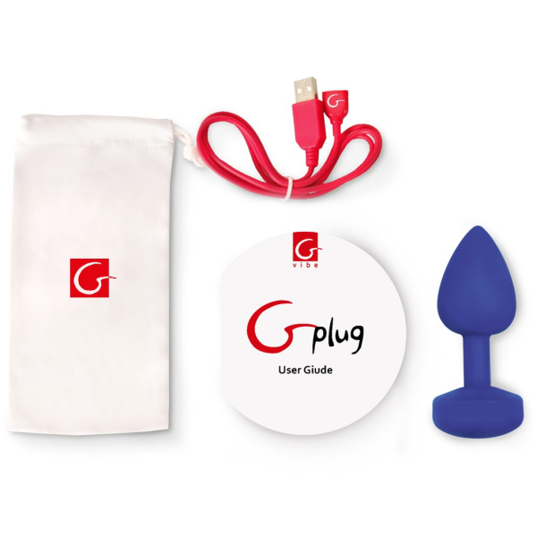 Вибровтулка анальная  Fun Toys Gplug 10,5 см,  Ø  3,9см