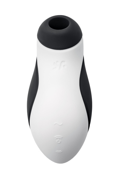 Вакуум-волновой бесконтактный стимулятор клитора Satisfyer Orca, силикон, черный, 11,5 см.