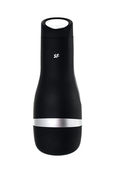 Мастурбатор нереалистичный Satisfyer Men Classic, черно-серебристый, 25,9 см, Ø 9,6