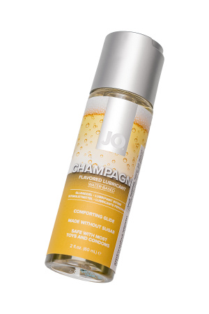 Съедобный лубрикант со вкусом шампанского JO H2O CHAMPAGNE, 60 мл