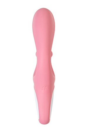 Нереалистичный вибратор Satisfyer Hug me, розовый