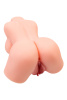 Мастурбатор реалистичный в форме женского тела, с 2 любовными входами, ТPE, телесный, 2,5 кг (в бело