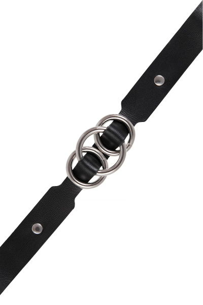 Чокер-ошейник Pecado BDSM, со связанными кольцами