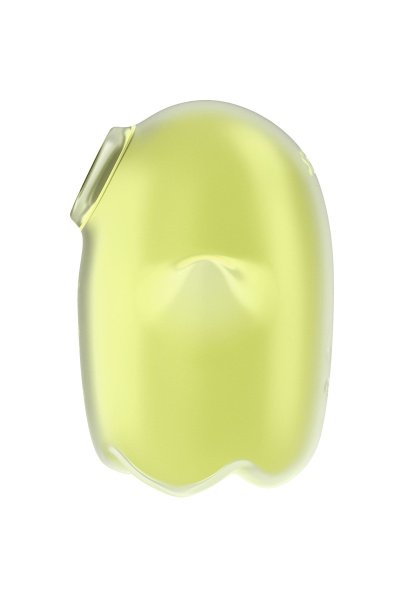 Вакуум-волновой бесконтактный стимулятор клитора Satisfyer Glowing Ghost, силикон, желтый, 8,4 см