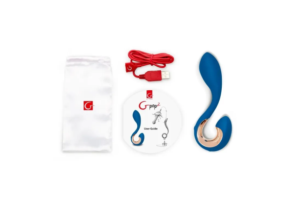 Вибратор Gpop 2 Indigo Blue Gift Box 