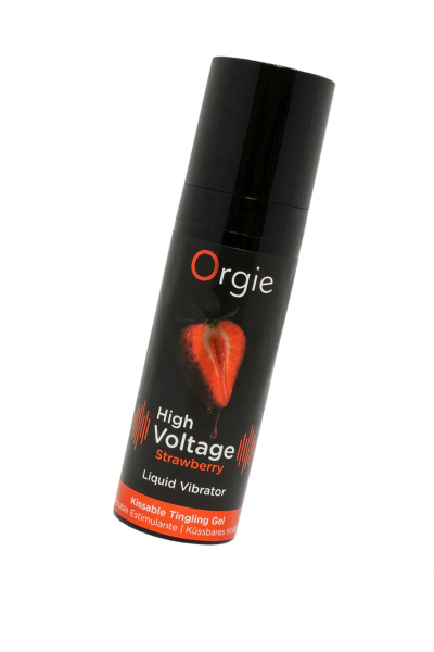 Гель для массажа ORGIE High Voltage Strawberry с усиленным эффектом вибрации, клубника, 15 мл