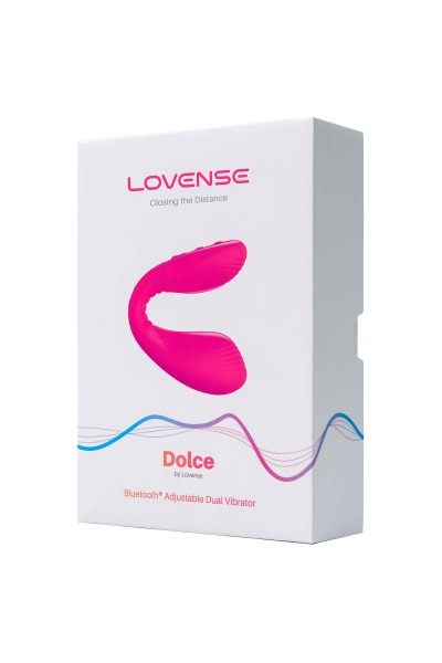 Вибратор Lovense Quake (Dolce), силикон, розовый, 20 см