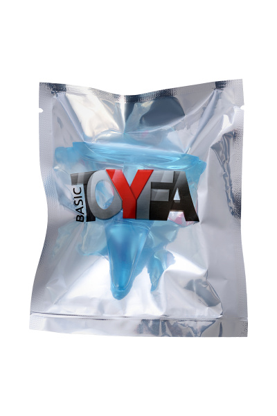 Втулка анальная TOYFA, голубой, 6,5 см, Ø 2,5